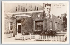 Canistota South Dakota Dr. A. Ortman Clinic Real Photo Postcard RPPC 1930-50