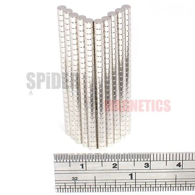 SPIDER MAGNETICS Tiny Strong 3x2 mm Magnets Neodymium Disc For Craft 40k AOS Miniatures 3mm x 2mm