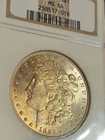 1887 $1 Morgan Dollar NGC MS64 Toned