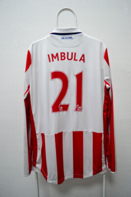 Fc Stoke City 2020-2021 Home Jersey Macron Shirt Long Sleeve Imbula #21