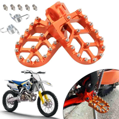 CNC Foot Pegs Footrests Pedals For KTM 125EXC 200EXC 250EXC 300EXC 400EXC 450EXC