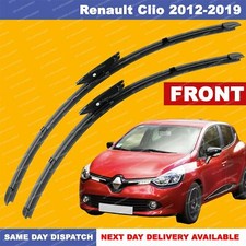 Bayonet Front set Wiper Blade For Renault Clio 12-19 62 63 64 65 66 67 68 69 reg