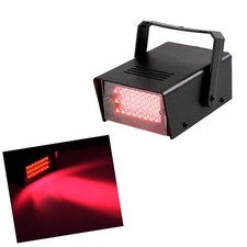 Mini Red Strobe Stage Light Dance Strobe Lights with Super Bright 24 LEDs Adj...