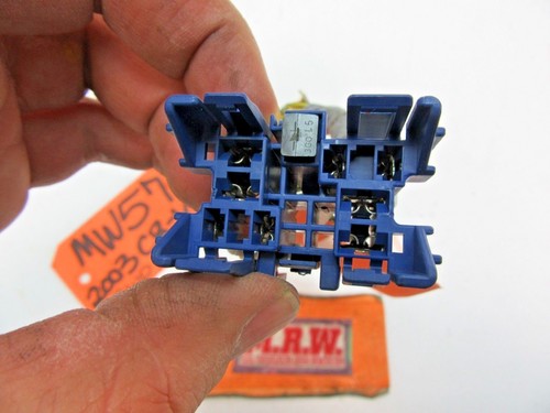 FUSE RELAY DASH HARNESS END CLIP MITSUBA 12V BLUE WIRE PLUG for HONDA CR-V 02-06 - Picture 7 of 7