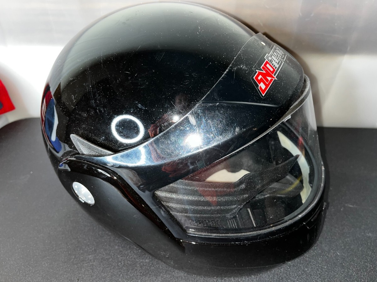 Yamaha DOT 218 M95 SnoForce Lazer Snowmobile Helmet MD 1/8