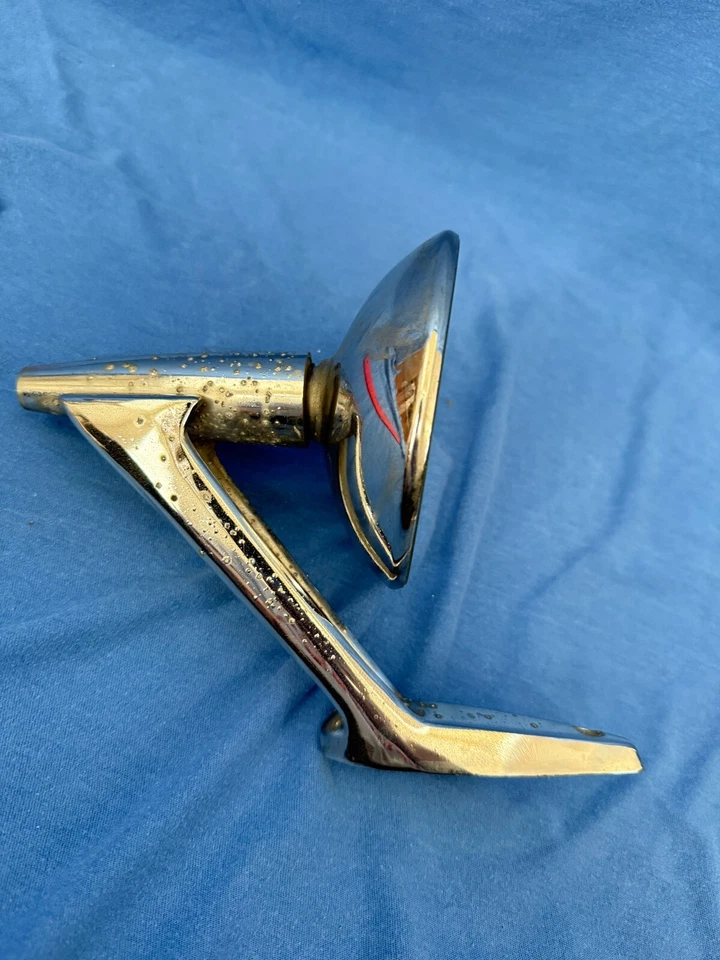 Espejo retrovisor lateral cromado vintage años 50-60 pieza original OEM Ford Mercury Chevy Foto 2 de 4