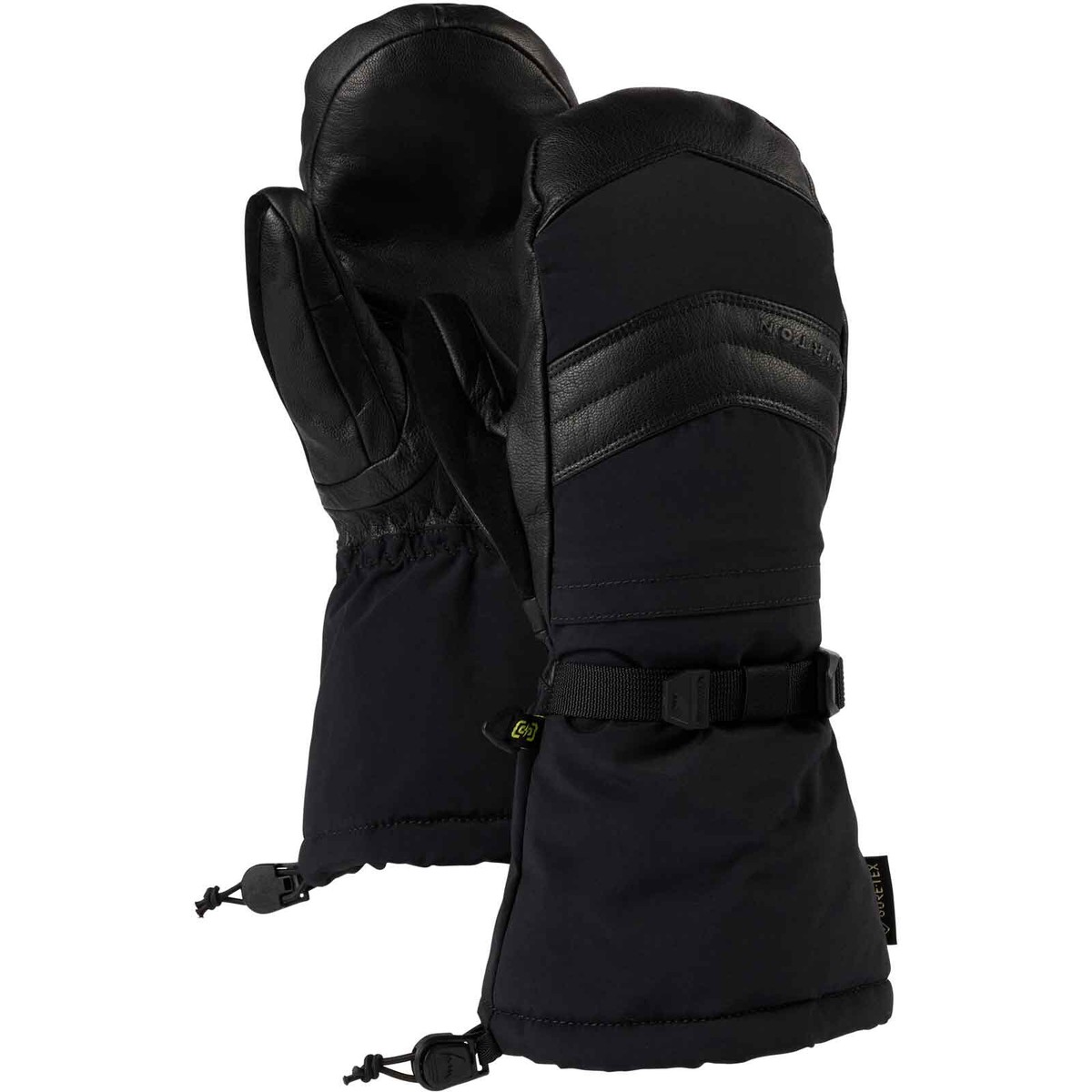 Burton Gore-Tex más Calientes Manopla Guantes de Mujer Snowboard Esquí Negro