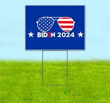 BIDEN 2024 18x24 Yard Sign Bandit Lawn Advertising ELECTION DEMOCRAT POLITICAL