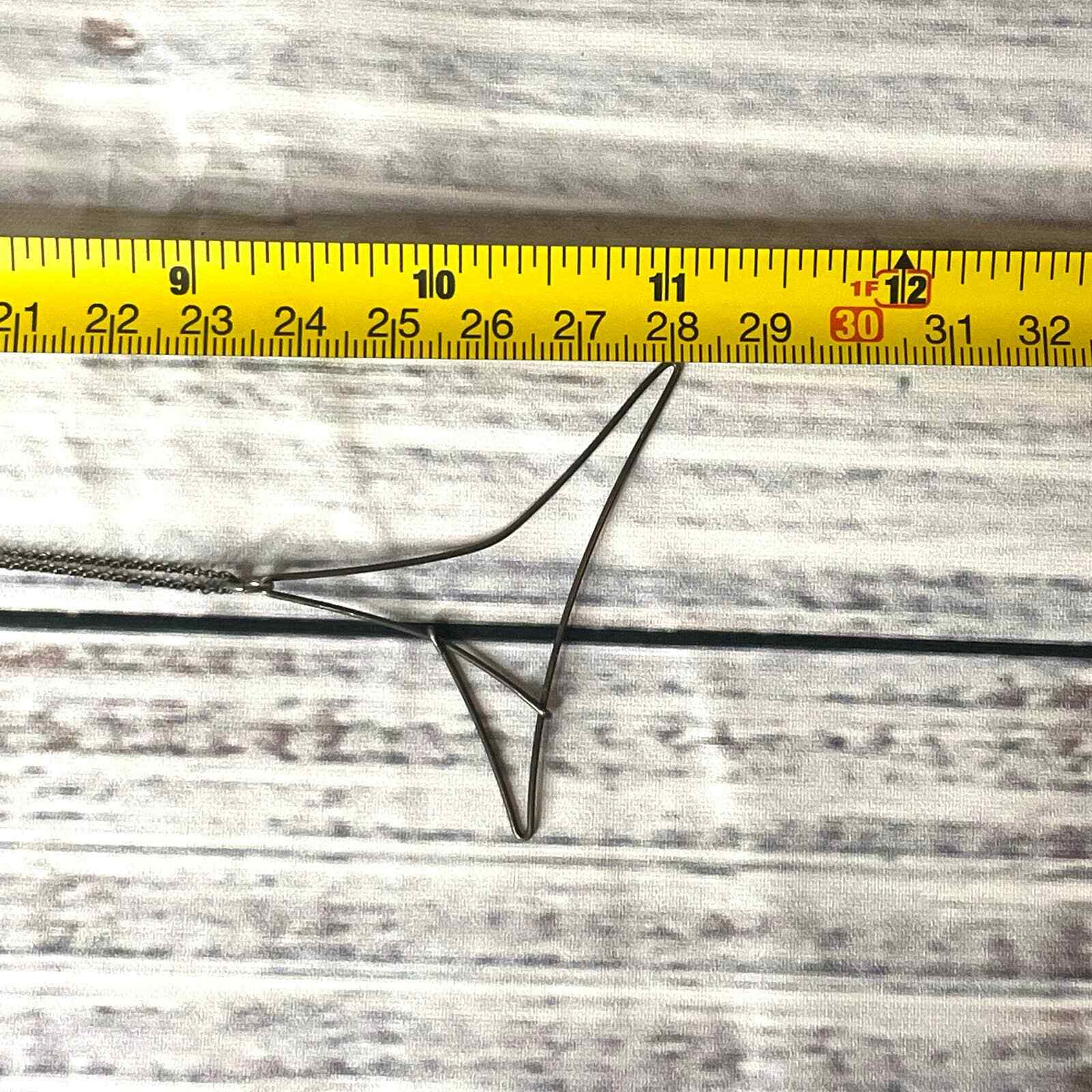 Asymmetrical Sterling Silver Artesian Designed Ne… - image 6