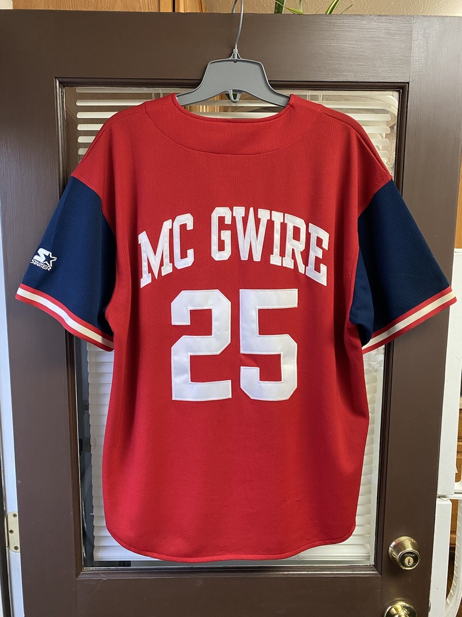 VTG STARTER St. Louis Cardinals 25 Mark McGwire MLB Baseball