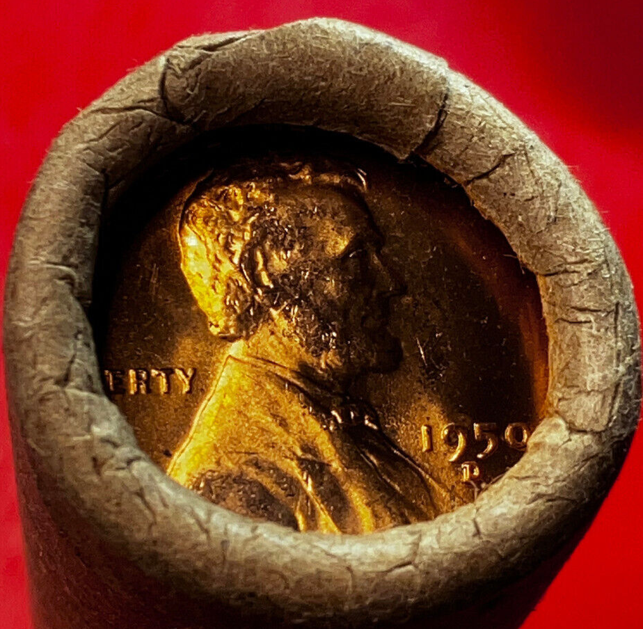 1950-d-lincoln-wheat-cent-penny-roll-gem-red-uncirculated-sealed-old