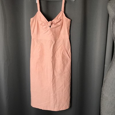 LUSH SUNDRESS WITH POCKETS  PEACH LOOKS LIKE LIGHT WEIGHT DENIUM SZ SM _6314