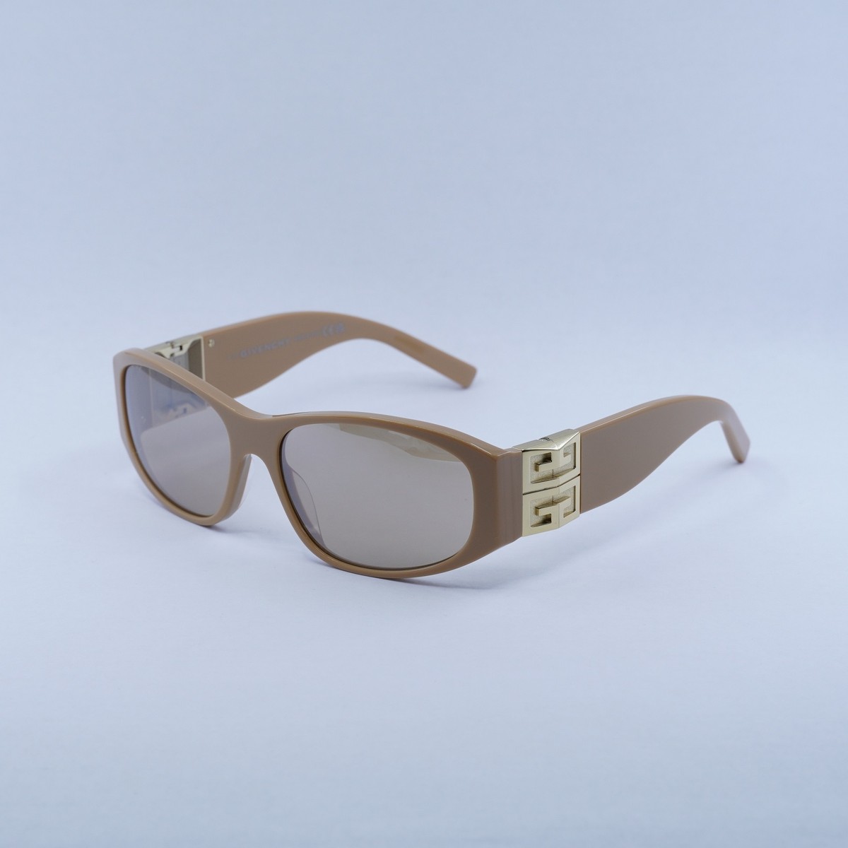 NEW Givenchy GV40054I Beige Monogram Logo Sunglasses GIVENCHY GV40054I 57G Shiny Beige/Brown 58-16-125 Sunglasses  main image 2