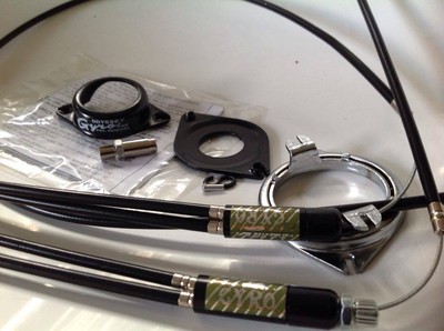 ~ NOS 1st Gen Odyssey Lower Gyro White Cable Set Old School BMX Hutch Haro GT ~