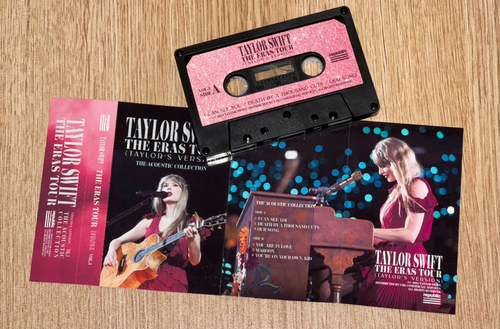 Taylor Swift The Eras Tour Cassette Sigillate Rosa Glitterato The Acoustic Collection - Foto 3 di 4