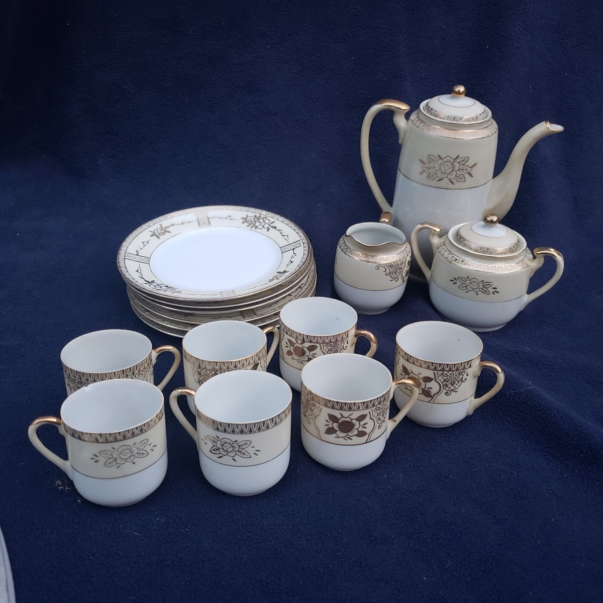 Antique Chikaramachi/Noritake China Tea Set. [1920s]. Collectors