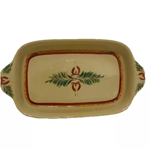 GAIL PITTMAN Siena 13" x 9" Rectangular Baker Lasagna Pan Dish Casserole Vintage