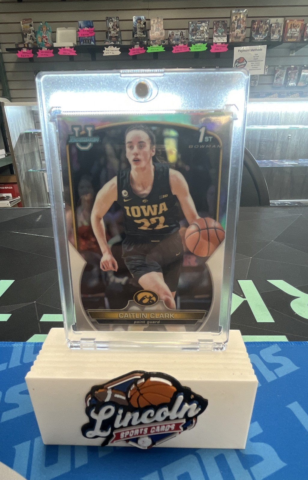 2022-23 Bowman University Chrome - Caitlin Clark #50 Refractor (RC)