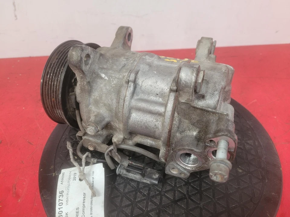 BMW 1 SERIES F40 2019 AIR CON COMPRESSOR A/C PUMP 118I 1.5L PETROL 64529299328 - Image 2 of 4