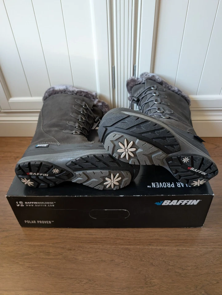 Bota Judy Baffin Polar Mujer Gris Tallas: US 10, Eur 40 Impermeable -40° Cuero Foto 3 de 4