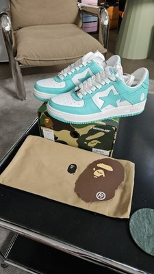 A Bathing Ape BAPE STA Low Top Sneaker türkis/weiß EU 42 UK 8 US 9 Milo