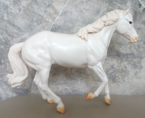 2024-2025 Breyer Classic Size Scale Paddock Pals Biscuit Cream Loping QH Latigo