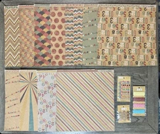 My Mind’s Eye *KRAFT FUNDAY - HAPPY DAY* 12x12 Paper Collection Kit w/EXTRAS