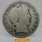 1901-S Barber Silver Half Dollar - #C59380NQ