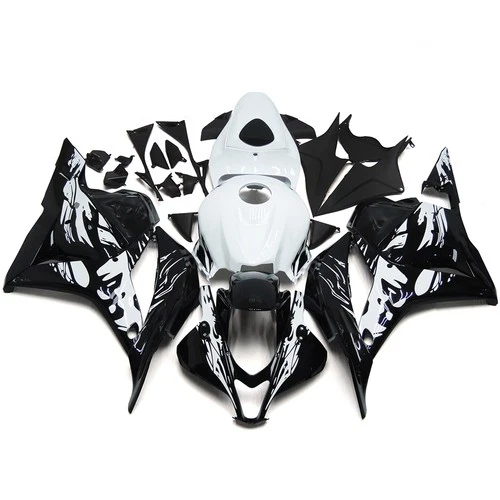 White Black Fairing Kit For Honda CBR600RR 2009-2012 F5 ABS Injection Bodywork