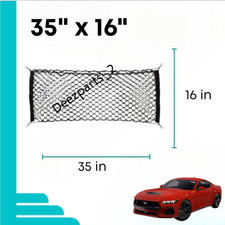 35 X 16 Double Heavy Cargo Net Envelope Organizer For Ford Mustang 2024-2025 35 X 16 Double Heavy Cargo Net Envelope Organizer For Ford Mustang 2024-2025