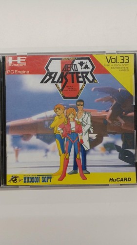 HUDSON Aero Blasters PC Engine Software from Japan