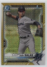 2021 Bowman Chrome Prospects Mega Box Gold Mojo Refractor 50/50 Jose Salas a8r