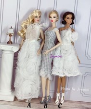 2PCS Dress Shoes For Fashion Royalty Integrity Poppy Parker NuFace Dolls Clothes