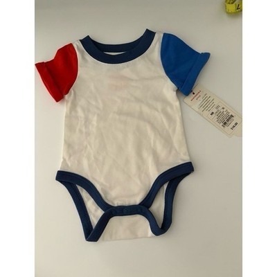 NEW baby boy size NB Cat & Cat red, white, & blue outfit.