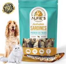 Sardines for Dogs & Cats (75G), Australian Wild-Caught, 100% Natural Air-Dried W