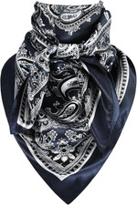 35 Inch Wild Rag Cowboy Scarves for Men, Large Rancher Neckerchief, Oversize Ban