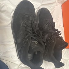 Jordan Air Jordan 4 Retro Black Cat Black Men's Mid Top Lace-Up Sneakers