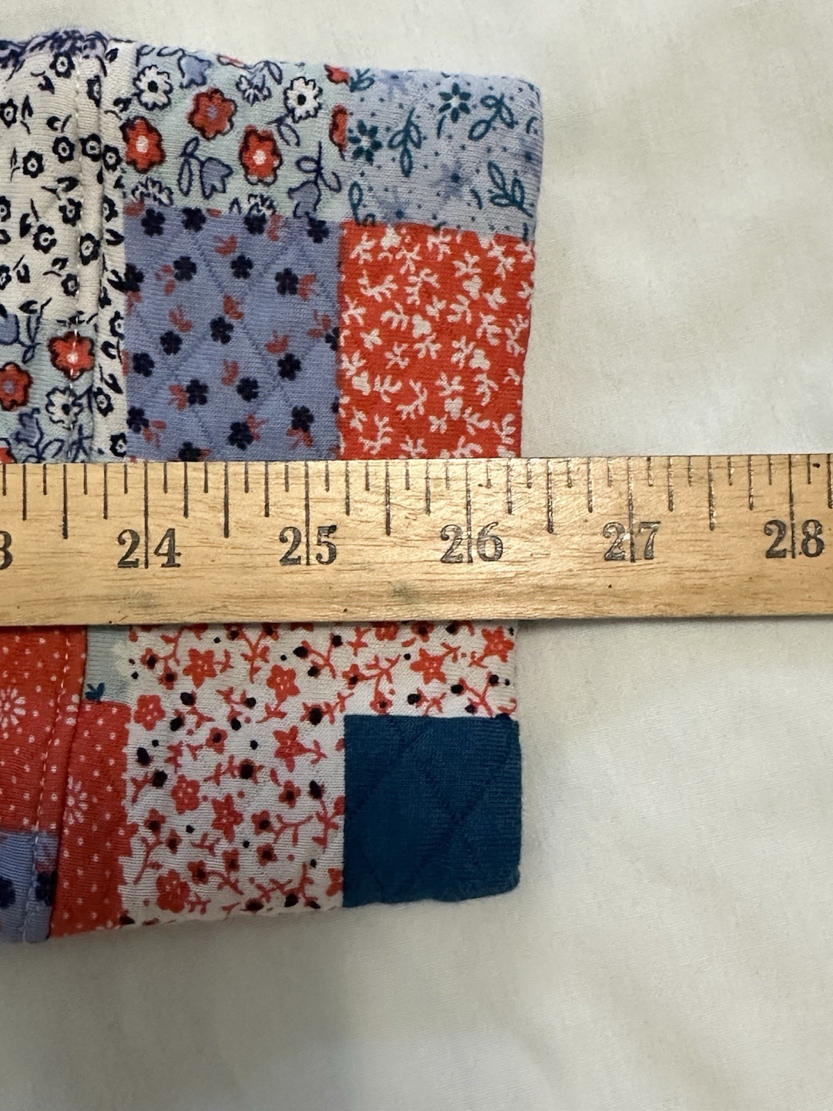 Lands End Quilted Patchwork Pullover Sweatshirt T… - image 9