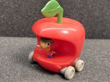 Vintage 1995 McDonald  s The Busy World of Richard Scarry - Lowly Worm Apple Car