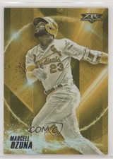 2018 Topps Fire Power Producers Gold Minted Marcell Ozuna #PP-7 fm0