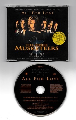 Bryan Adams Rod Stewart Sting   All For Love CD Straight From The Heart SEHR GUT