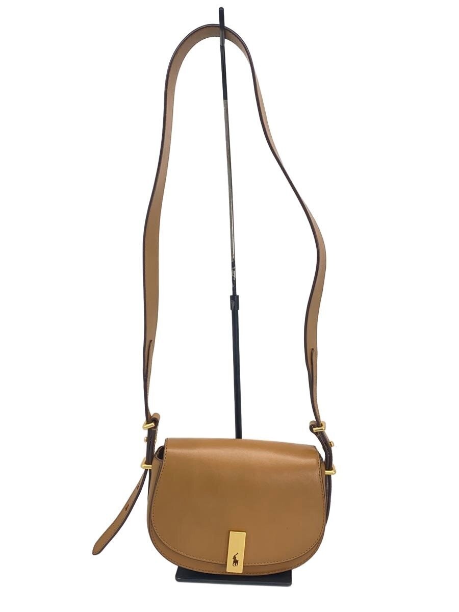 POLO RALPH LAUREN ID Leather Saddle Bag Shoulder Bag Leather BRW