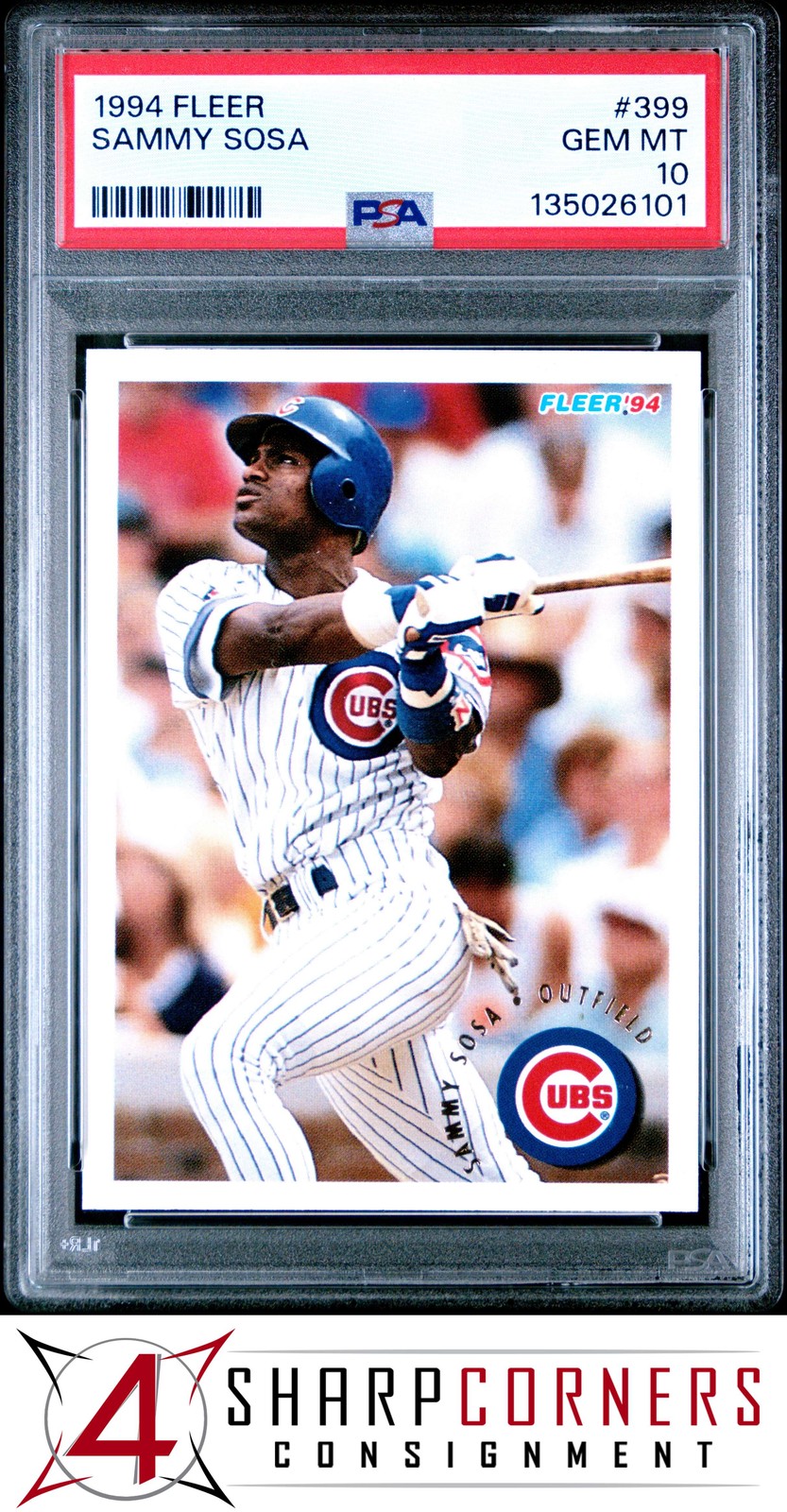 Fleer Sammy Sosa front