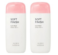 MISSHA All Around Safe Block Soft Finish Sun Milk 70ml x 2 SPF50 PA  /Tracking