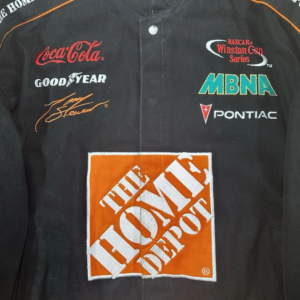 NASCAR Tony Stewart 20 JH DesignsHome Depot Vintage Racing Jacket 3XL - Image 4 of 4