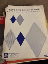 ELVIS PRESLEY Can't help falling in love sheet music