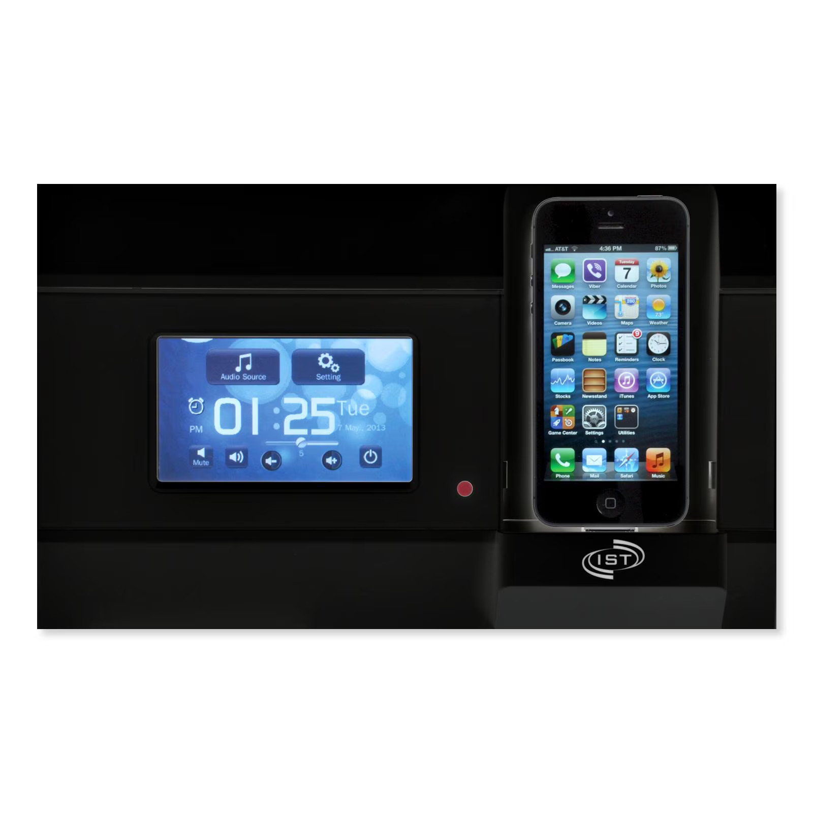IST In-Wall Stereo System, Black (I600) Listen to music thro