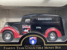 Essendon Bombers 1996, ERTL 1938 CHEVY PANEL DELIVERY TRUCK, COIN BANK F808