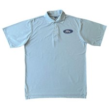 Vintage Ford Dealership Polo Shirt 90s Red Kap Ford Mechanic Shirt - Size Medium