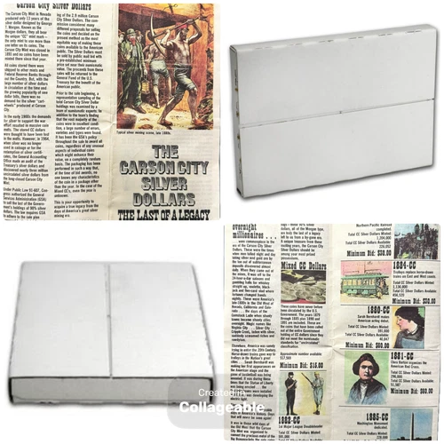 Unopened Sealed GSA Carson City Morgan Dollar CC Mystery Date Rainbow Toned?